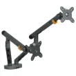 Bras porte-&eacute;cran double BE Flexible Dual - Anthracite 