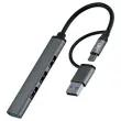 Hub USB-A et USB-C vers 4 ports USB-A – T’nB