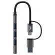 Hub USB-A et USB-C vers 4 ports USB-A – T’nB