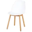 2 chaises tulipe blanc montées