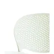 2 Chaises int&eacute;rieur - ext&eacute;rieur polypropyl&egrave;ne blanc 
