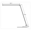 Lampe de bureau Led Olga noir 