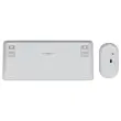 Pack clavier Qwerty & souris sans fil LYRA Bluetooth - ECO - blanc