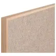 Tableau tissus gris cadre bois 40 x 60cm