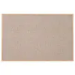 Tableau tissus gris cadre bois 60 x 90cm 