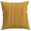 Coussin carr&eacute; ocre 