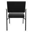 Fauteuil accueil noir 