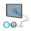 Bras porte-écran Top Mount Tallo - Simple - Blanc - Fellowes