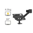 Support PC portable pour bras Tallo - noir