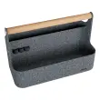 Organiseur de bureau portable Leitz avec poignée, gris foncé