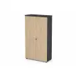 Armoire haute MILAN - 90 x 46 x 200 cm - Chêne