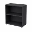 Biblioth&egrave;que basse MILAN - 90 x 46 x 85 cm - Ch&ecirc;ne 