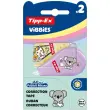 2 Correcteur Mini Pocket Mouse - 6 m x 5 mm - Collection Vibbies - Tipp-Ex 