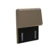 Fauteuil HIZIA - Simili cuir - Taupe - Alba