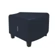 Pouf d'angle - Bleu fonc&eacute; - Alba 