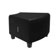 Pouf d'angle - Noir - Alba