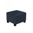 Pouf 1 place - Bleu fonc&eacute; - Alba 