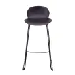 2 Tabourets TULIPE - Noir