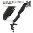 Bras porte-écran ERGO LINE - Noir - T'nB
