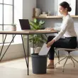 Corbeille &agrave; papier - 18 L - Sac 30 L - Noir - Helit 