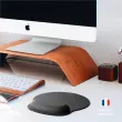 Tapis de souris avec repose-poignet - Ergonomique - Noir - Mobility Lab