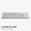 Clavier sans fil - Blanc - Mobility Lab