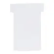 100 Fiches T pour planning - Taille 2 - Blanc - Nobo