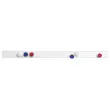Lot de 10 bandes métalliques adhésives - 50 x 3 cm - WONDAY
