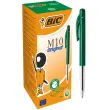 Stylo bille rétractable M10 - Écriture moyenne - Vert - BIC