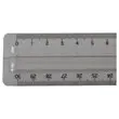 R&egrave;gle de tra&ccedil;age double 30 cm 