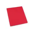 Chemise simple dos rainé - EXACOMPTA - Rouge
