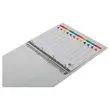 Jeu d'intercalaires mensuels 180 g - A4 - 12 onglets multicolores - FIDUCIAL