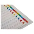 Jeu d'intercalaires mensuels 180 g - A4 - 12 onglets multicolores - FIDUCIAL