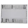 Jeu d'intercalaires en plastique pour format A4 - 12 onglets personnalisables - ELBA