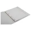 Jeu d'intercalaires alphabétiques ELBA - Carte blanche 180 g - A4 - 26 onglets bicolores