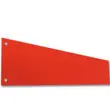 100 intercalaires carte format Trap&egrave;ze - Economique - Rouge - SOCARPA 