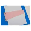 100 intercalaires carte format Trapèze - Economique - Rose