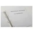 Classeur personnalisable 1 face - A4 - 4 anneaux - Dos 2 cm 