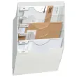 Présentoir mural 6 cases - Blanc - CEP