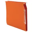 25 Dossiers suspendus pour armoires - kraft recycl&eacute; - Fond 30 mm - Orange 