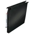 10 Dossiers suspendus pour armoires - Fond 30 mm - Noir - ELBA