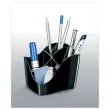 Multipot 4 compartiments Ellypse - Noir recycl&eacute; - CEP 