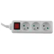 Multiprise 3 prises - Avec interrupteur - C&acirc;ble de 4 m 