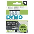 Ruban D1 S0720690 - 7 m x 9 mm - Texte bleu sur fond blanc - Dymo