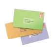 Planches de 16 étiquettes transparentes compatibles laser - 99,1x33,9mm - AVERY