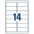 40 planches de 14 étiquettes adresses pour imprimantes jet d'encre AVERY 99,1x38,1mm