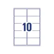 100 Planches de 10 étiquettes adresses blanches pour imprimantes laser - 99,1 x 57 mm - AVERY