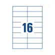 200 planches de 16 étiquettes blanches haute cadence spécial copieurs AVERY 105x37mm