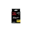 Ruban TZE 8m x 9 mm - Texte noir sur fond jaune - Brother 