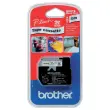 Ruban pour titreuse M-K231B - Ruban 8 m x 12 mm - Texte noir sur fond blanc - BROTHER 